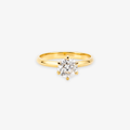 Anillo de Compromiso Solitario 1.22 CTW Diamante Natural