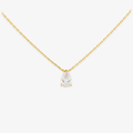 Collar Pera 1.51 CT Diamante de Laboratorio Oro Amarillo 14K